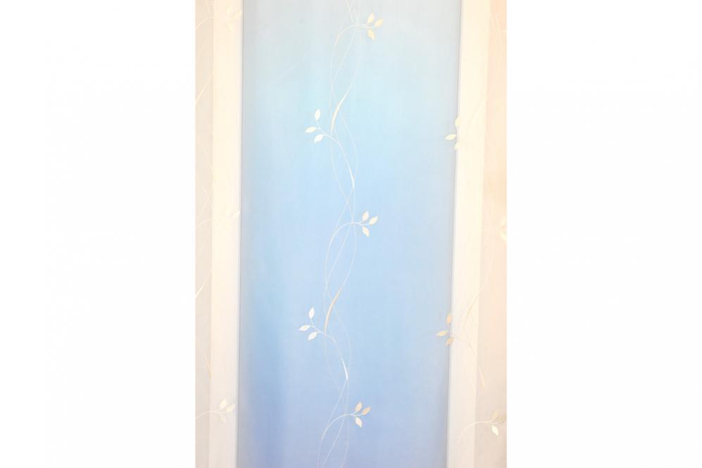 Voile-Gardine Chiemsee - Weiß transparent - 300 cm hoch