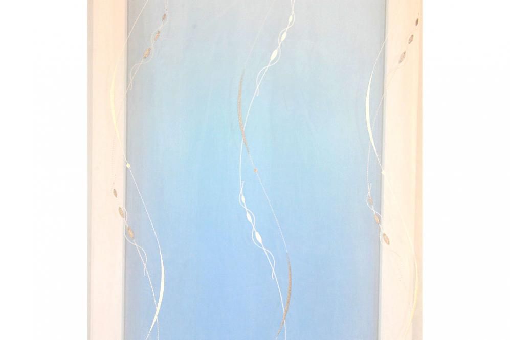 Voile-Gardine Bodensee - Weiß transparent - 290 cm hoch