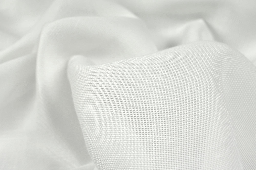 Gardinenstoff Sommertraum - Bleiband - 300 cm - Weiß - B-Ware