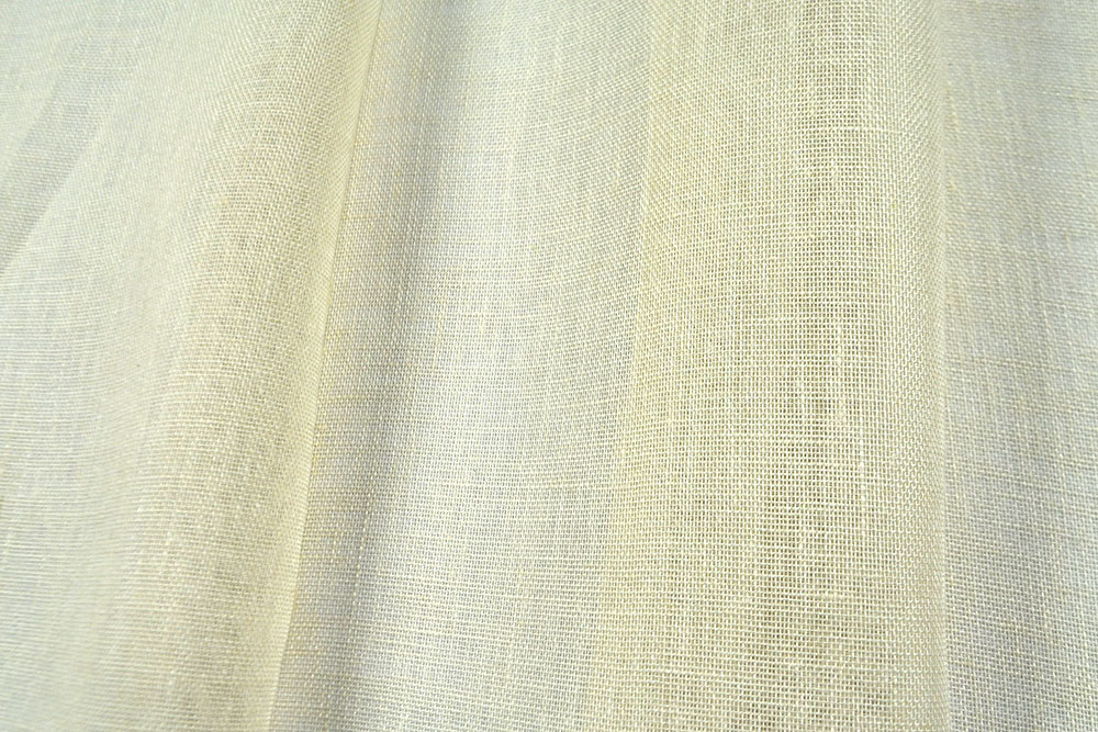 Hanf-Gardinenstoff - Creme