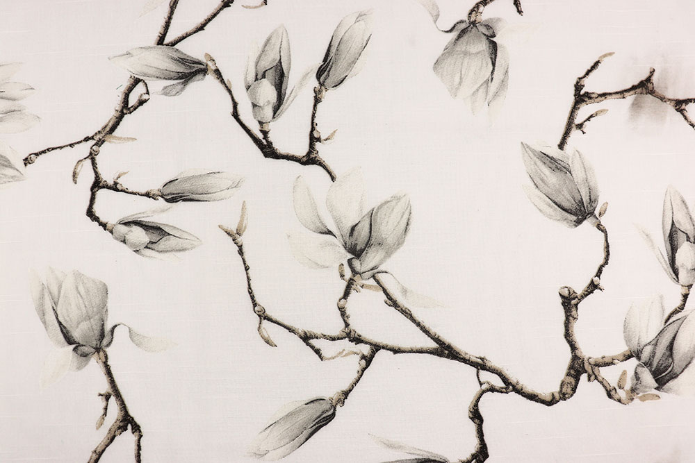 Gardinenstoff - Magnolienzweige