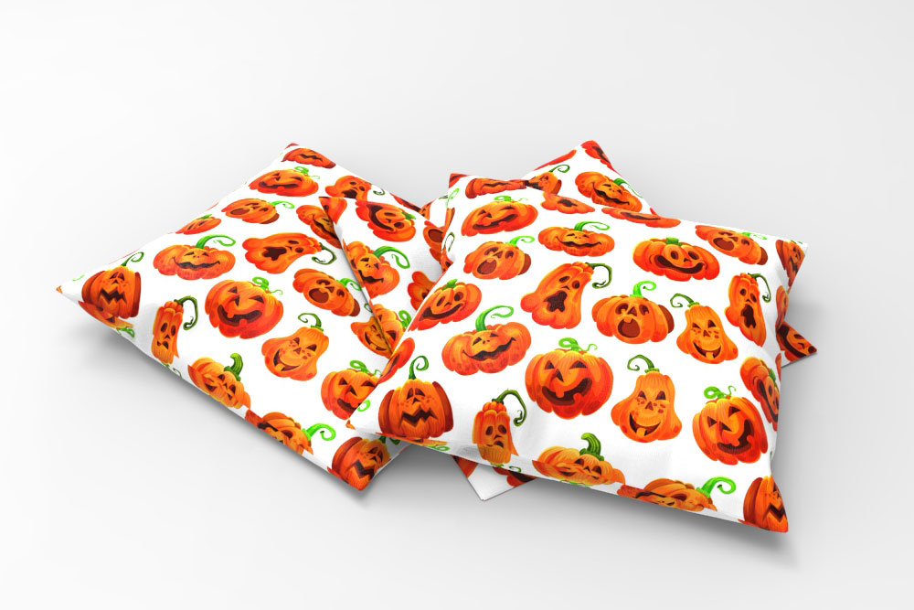 Universalstoff - Grinsende Kürbisse