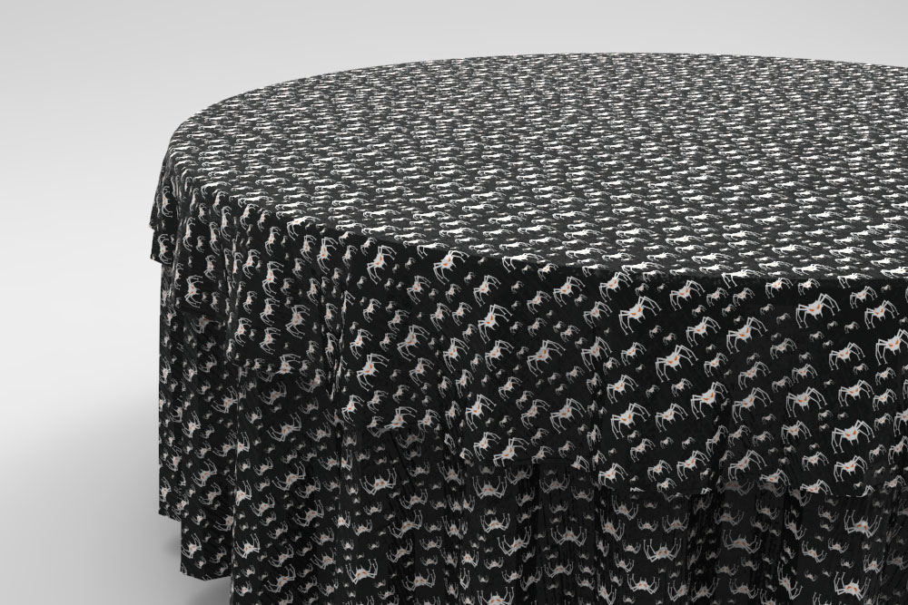 Universalstoff - Halloween-Spinnen