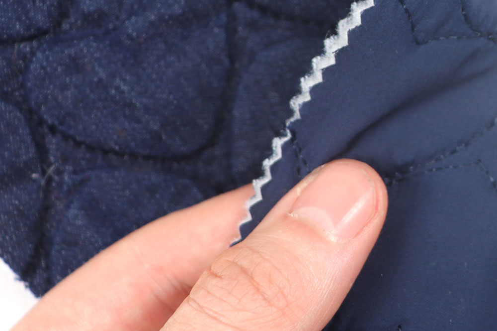 Jeansstoff gesteppt - Denim Hearts