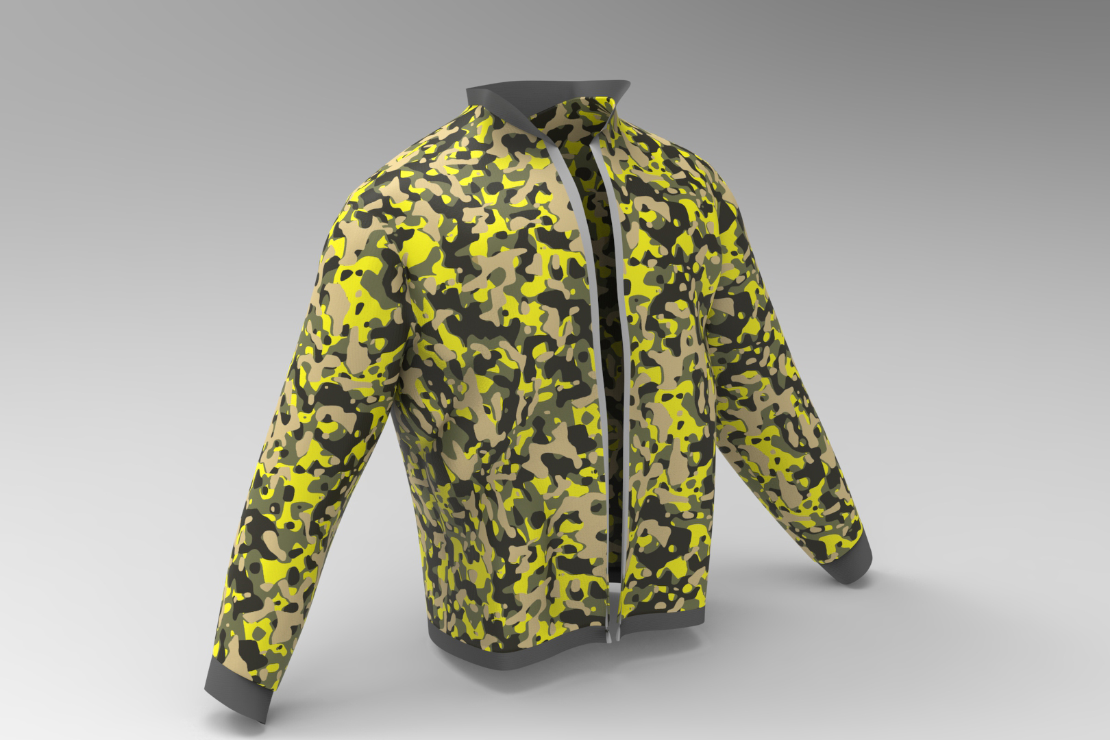 Nano-Softshell - Neon Camouflage