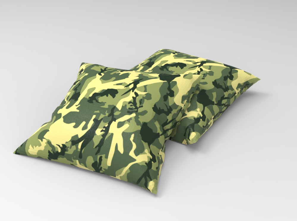 Fleece-Stoff Camouflage