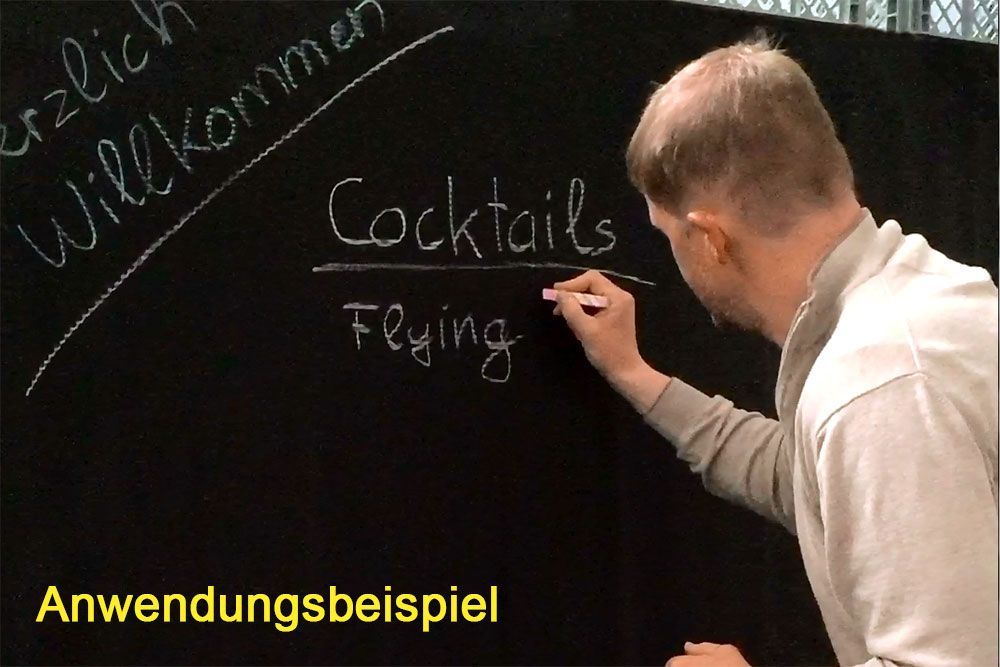 Blackboard - Tafelstoff Schwarz