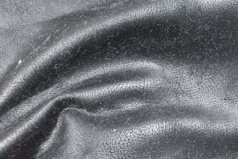 Kunstleder mit Fellrückseite