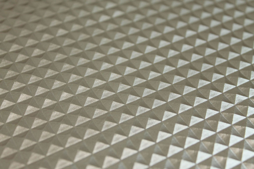 Kunstleder geprägt - Pyramid Silver