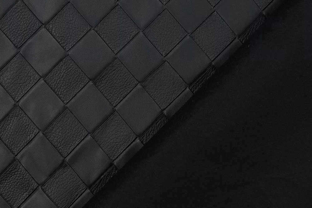 Kunstleder - Flechtstruktur