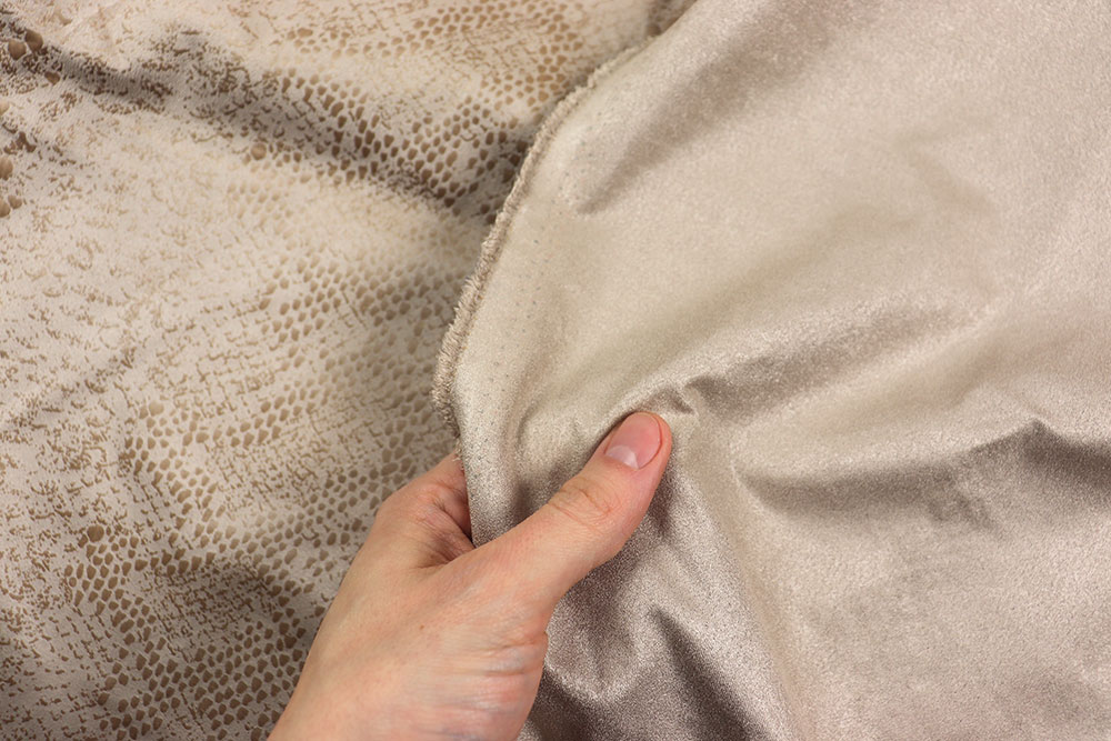 Wildleder-Imitat - Sandy Python