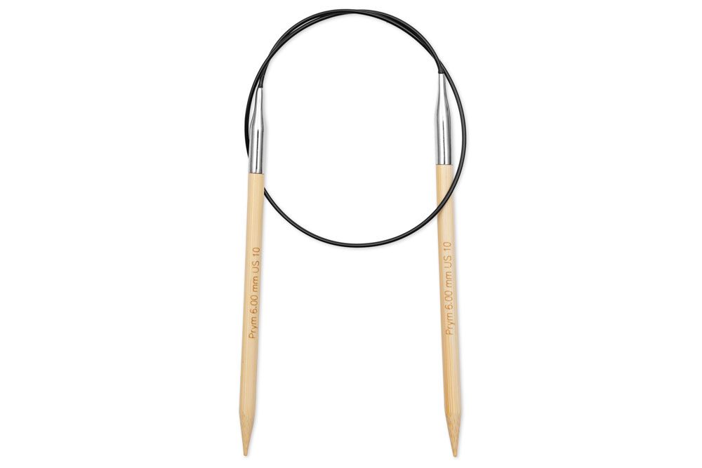 Rundstricknadeln Prym 60 cm - 6,0 mm Bambus