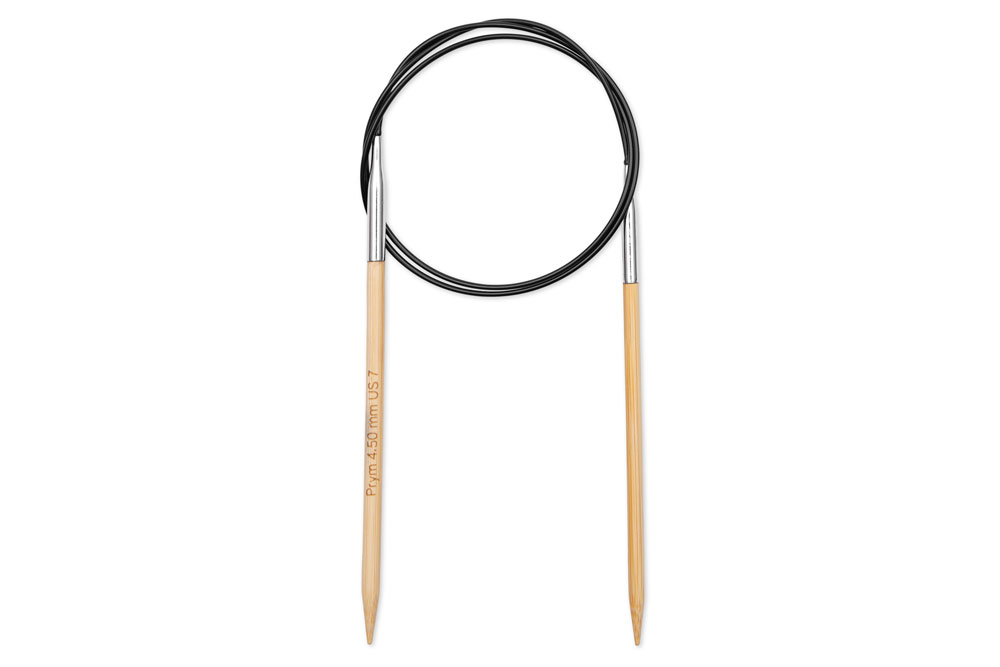 Rundstricknadeln Prym 80 cm - 4,5 mm Bambus