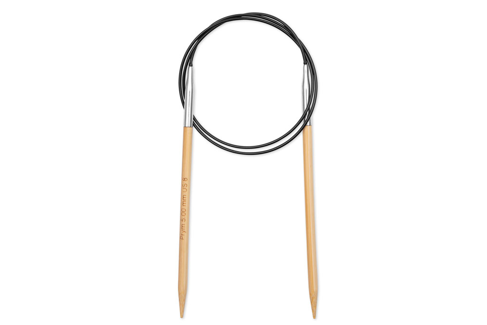 Rundstricknadeln Prym 80 cm - 5,0 mm Bambus