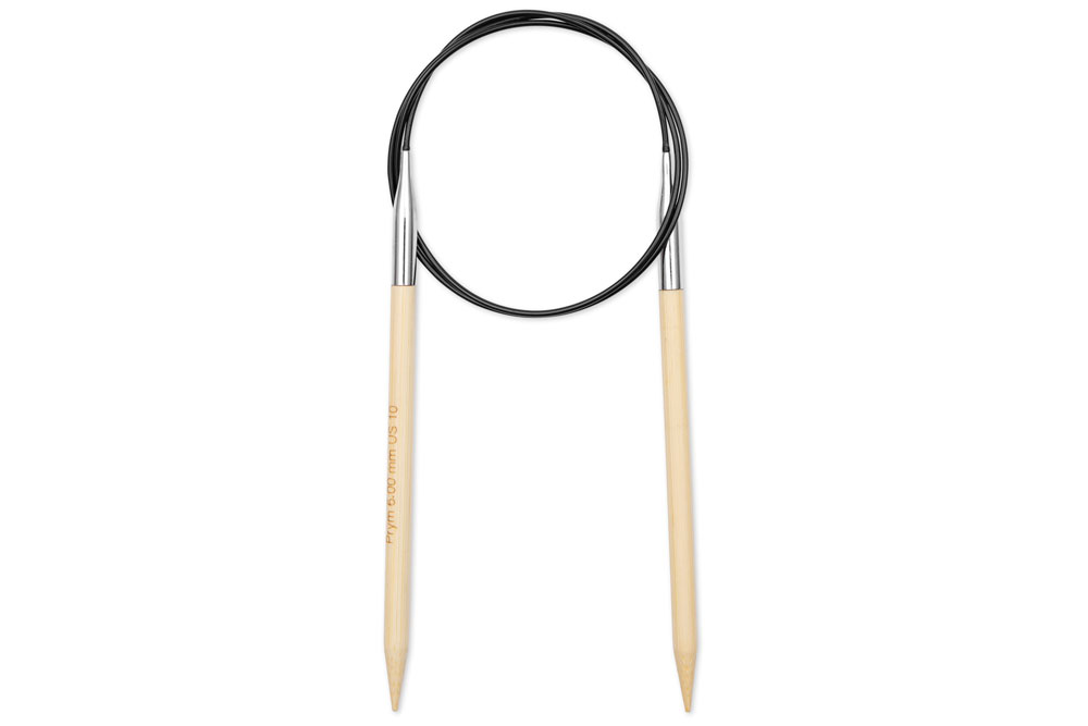 Rundstricknadeln Prym 80 cm - 6,0 mm Bambus