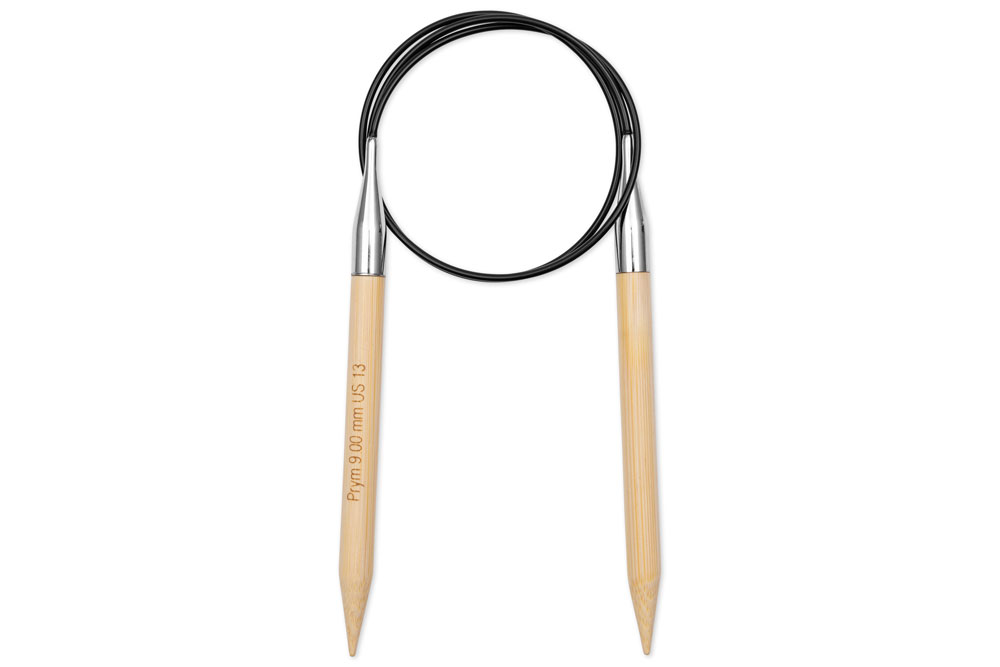 Rundstricknadeln Prym 80 cm - 9,0 mm Bambus