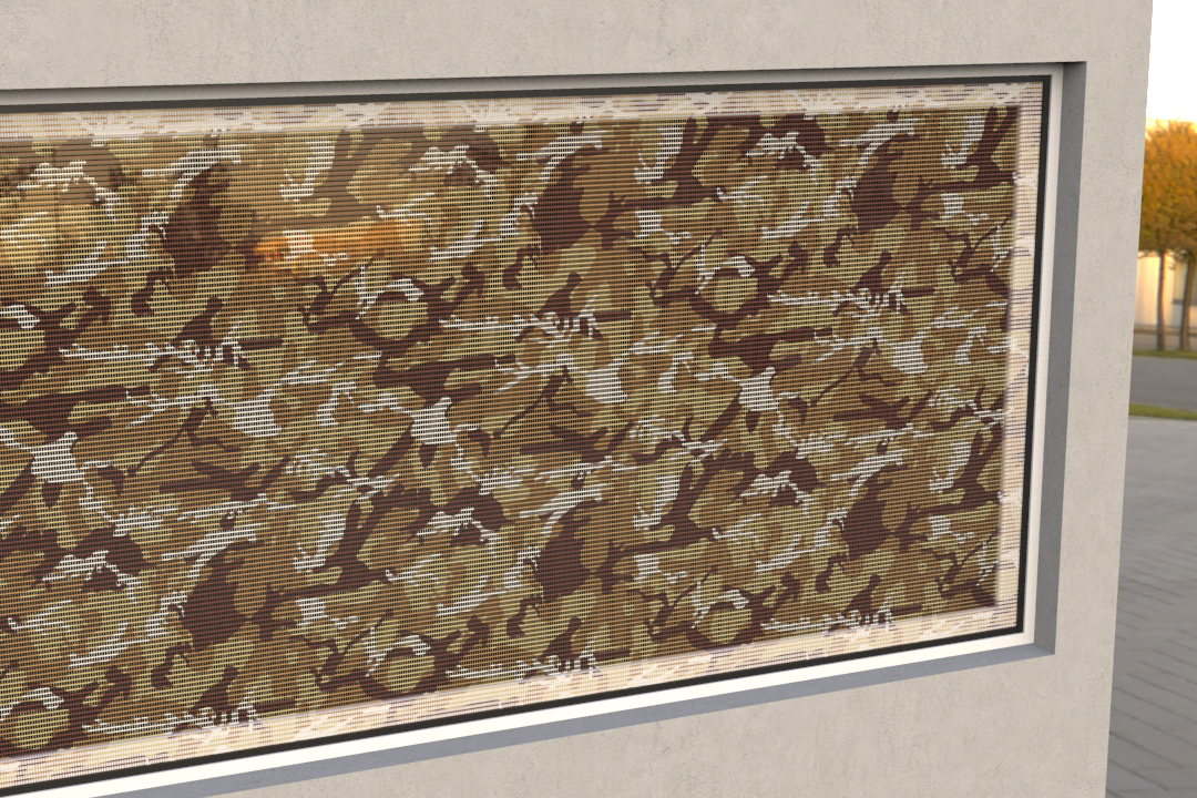 Moskitonetz-Stoff - Wüstentarn