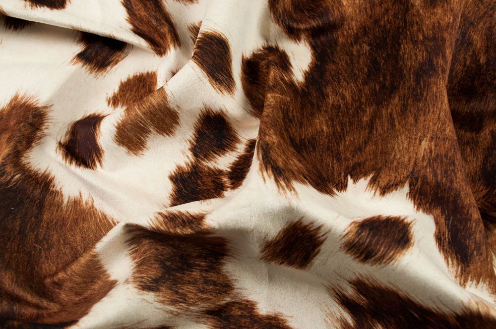 Möbelsamt - Kuhfell - Braun