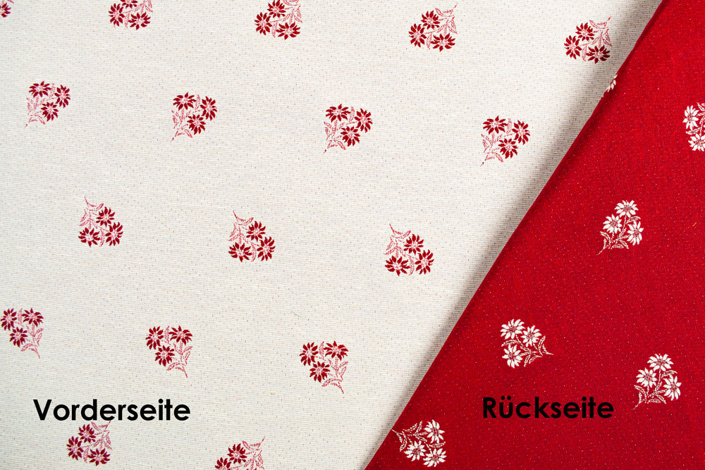 Möbelstoff Landhaus - Edelweiß - Creme