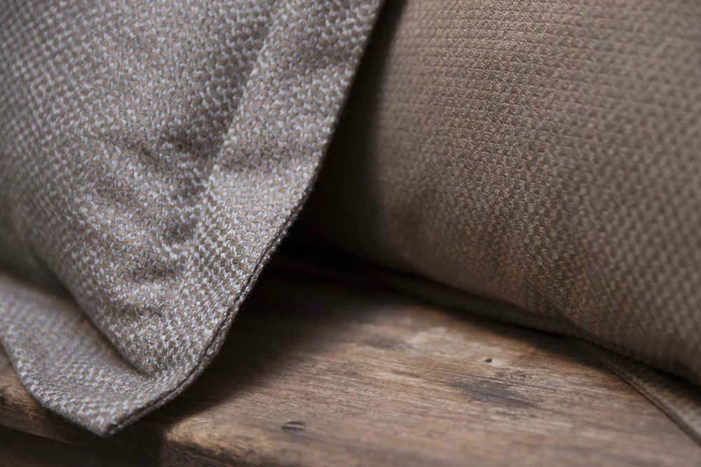 Outdoor-Möbelstoff Nature - Flecht-Design