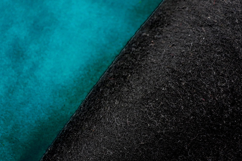 Microfaser-Möbelstoff Soft wasserabweisend - Petrol