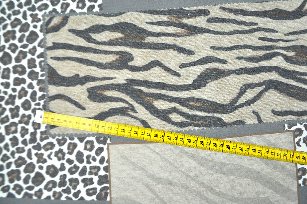 Viskose-Paneljersey - Animal Washed