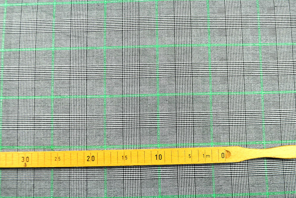 Jacquard-Bekleidungsstoff - Paris Check Glitzer