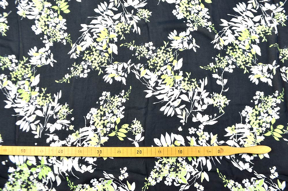 Viskose-Chiffon - Flower Night