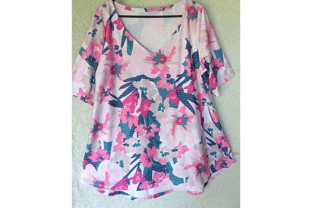 Strukturjersey Viskose - Big Blossom