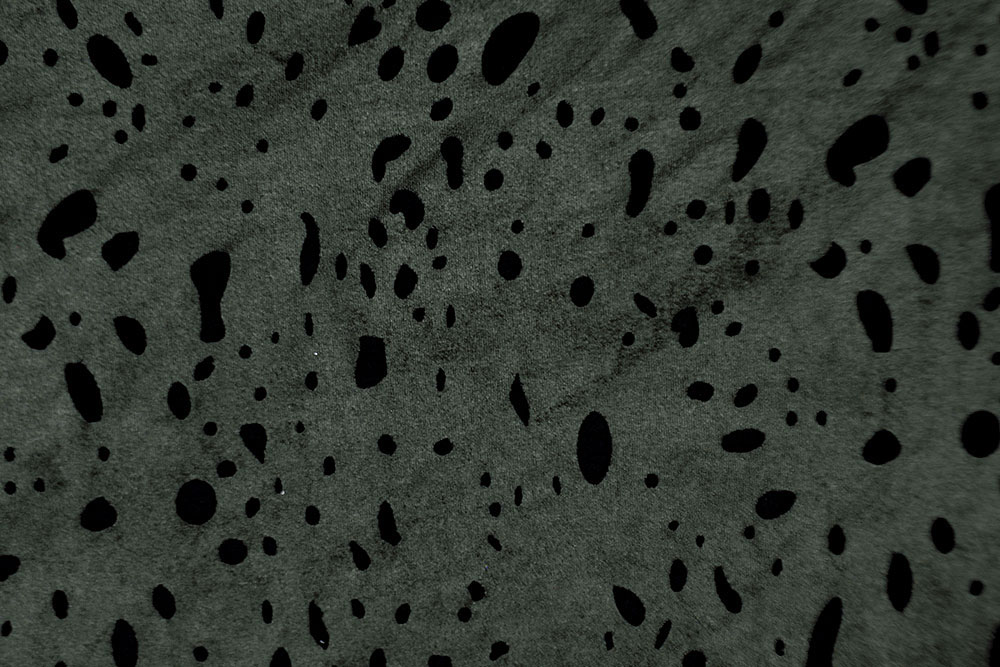 Wildleder gelocht - Military Green