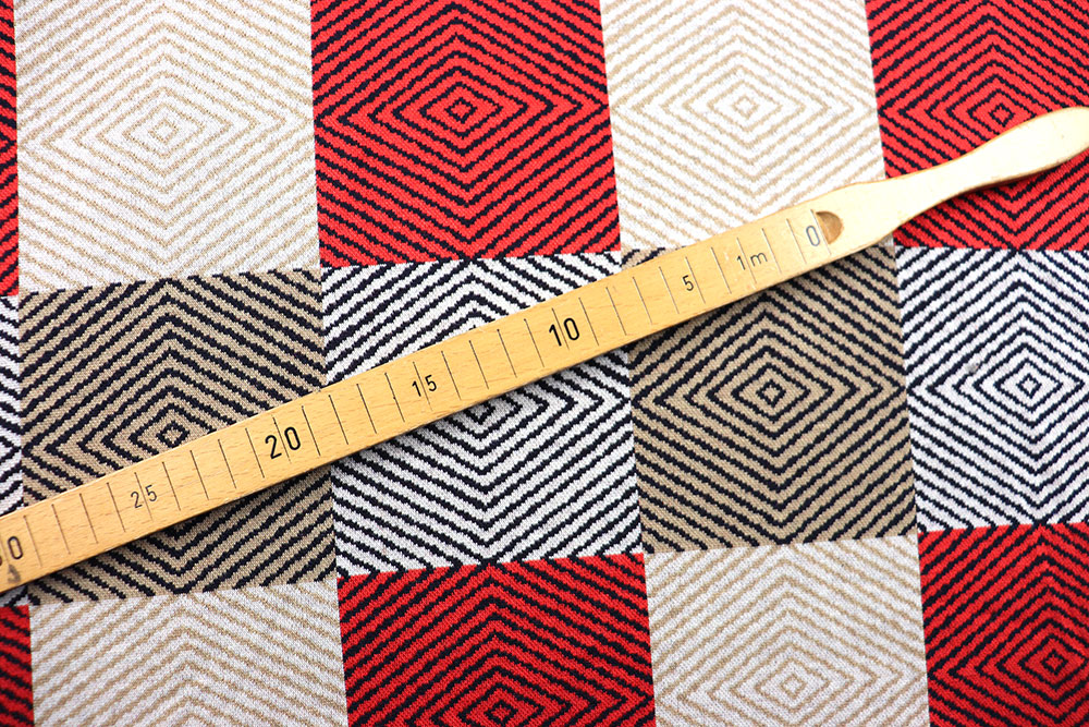 Jacquard-Jersey - Fashion Checky