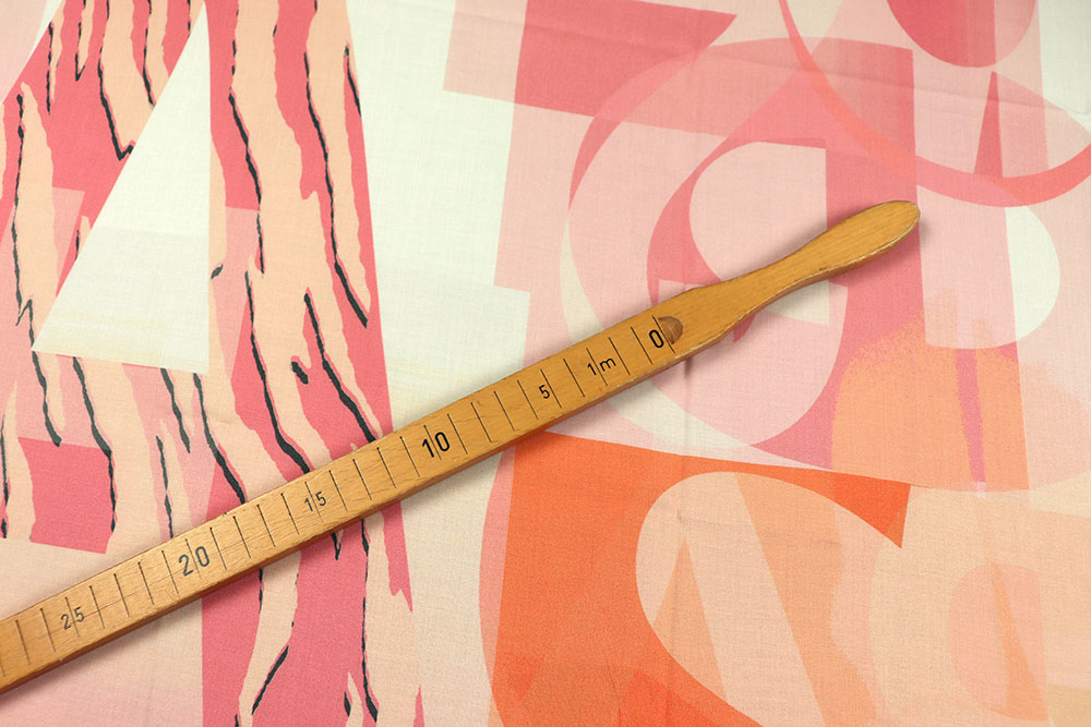 Viskosestoff leicht und transparent - Happy A