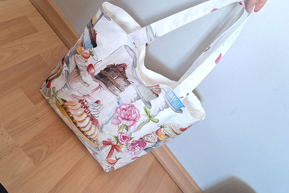 Baumwoll-Dekostoff Digital - Patisserie