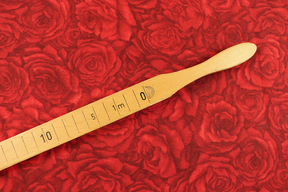 Baumwollstoff - Rote Rosen