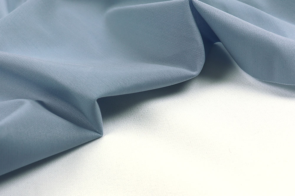 Feines Mesh - Rauchblau