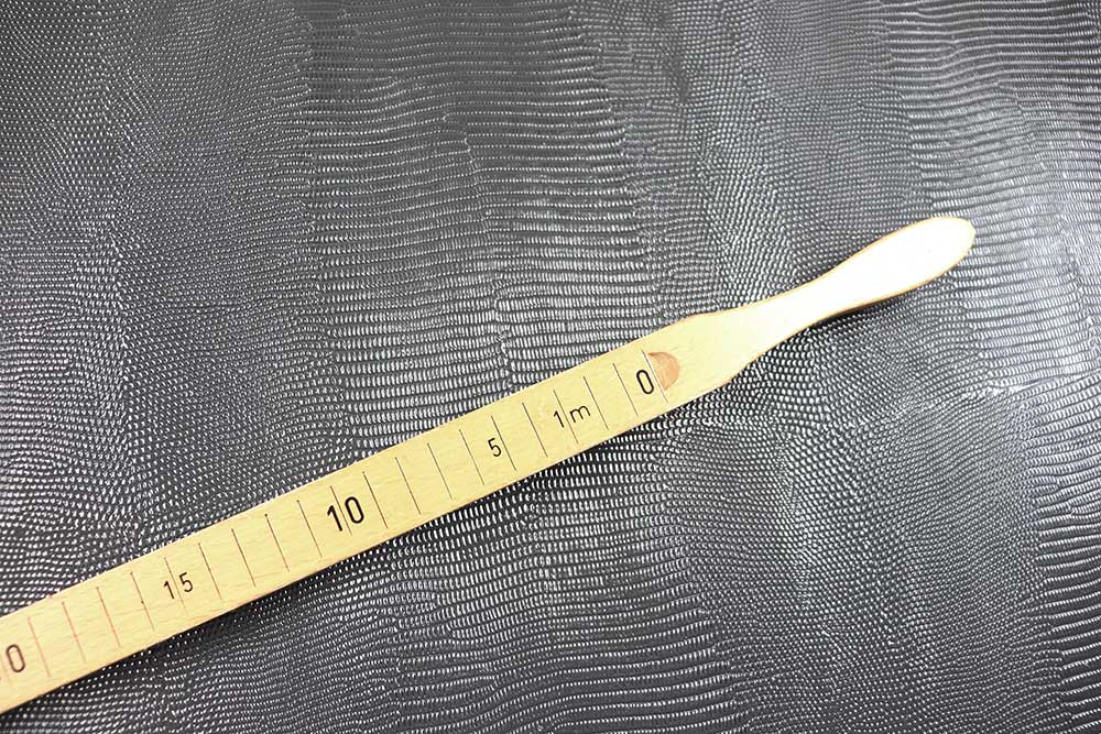 Echtleder-Haut geprägt - Reptile Square - 1,5 qm