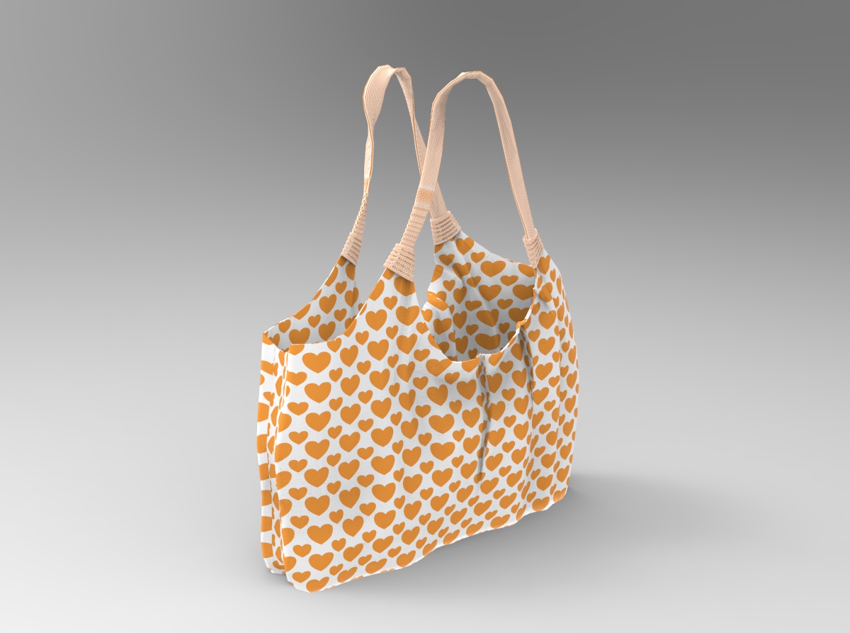 Dekostoff - Herzen groß und klein