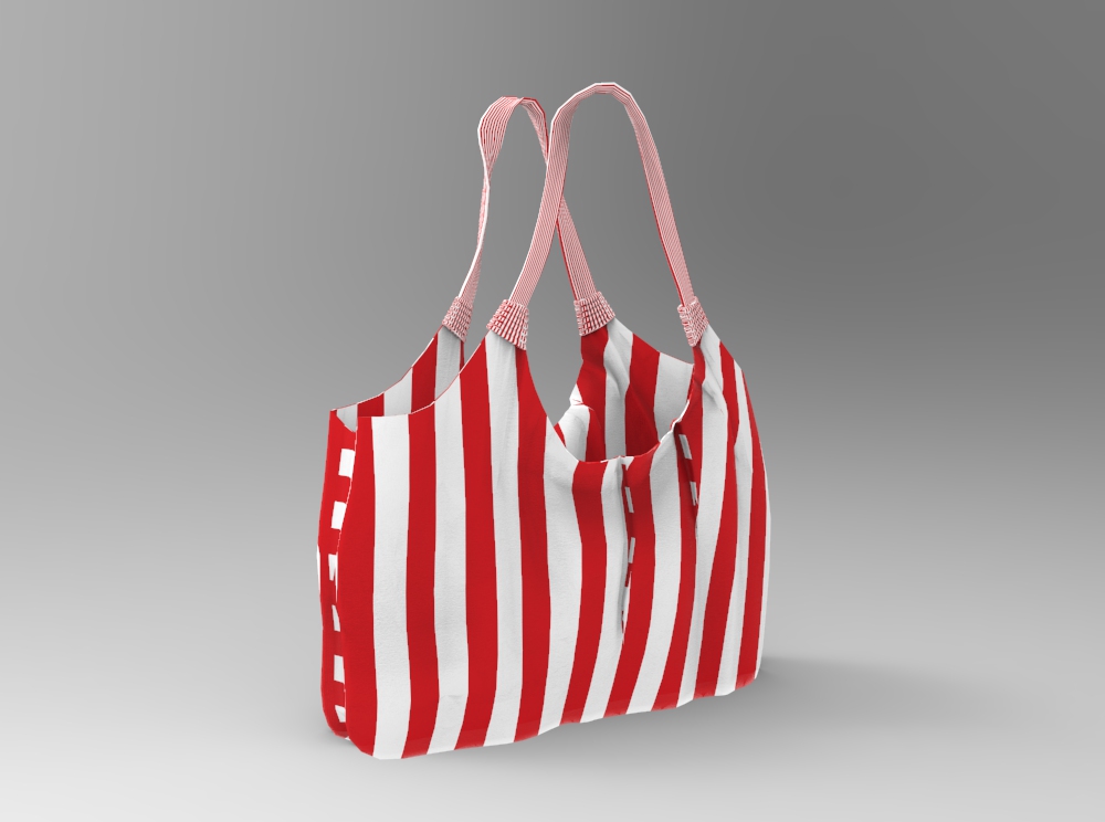 Dekostoff - Blockstreifen 6 cm