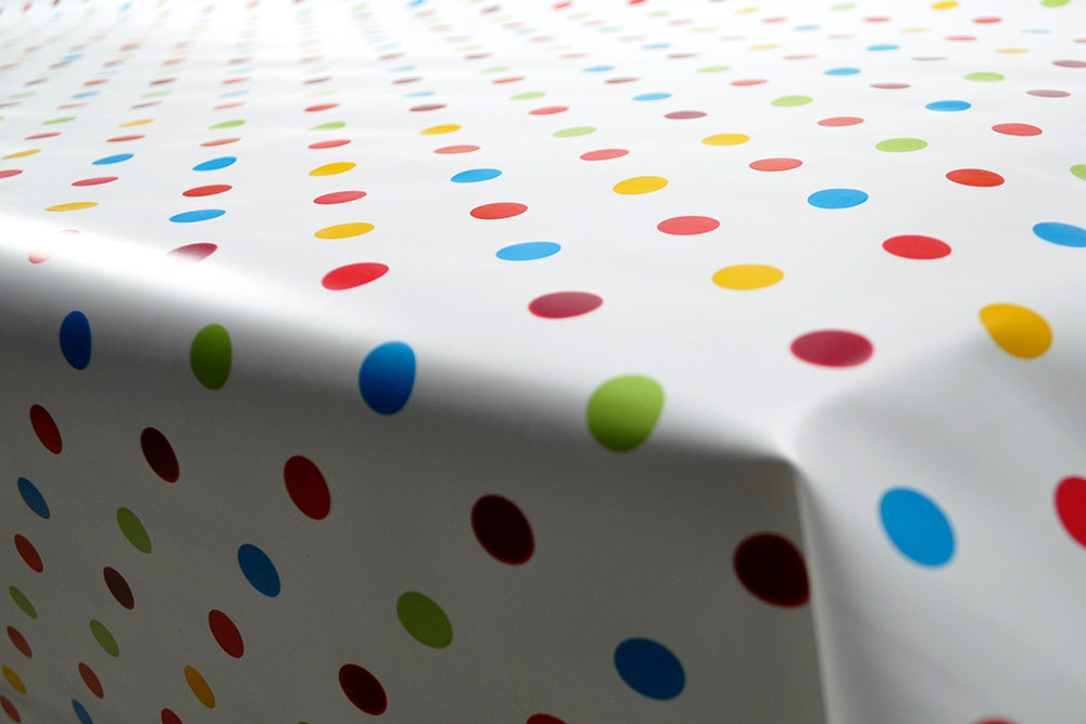 Wachstuch - Bunte Punkte