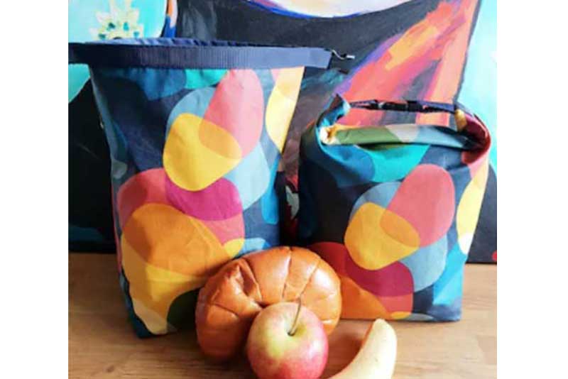 Tischdeckenstoff - Retro Splashes