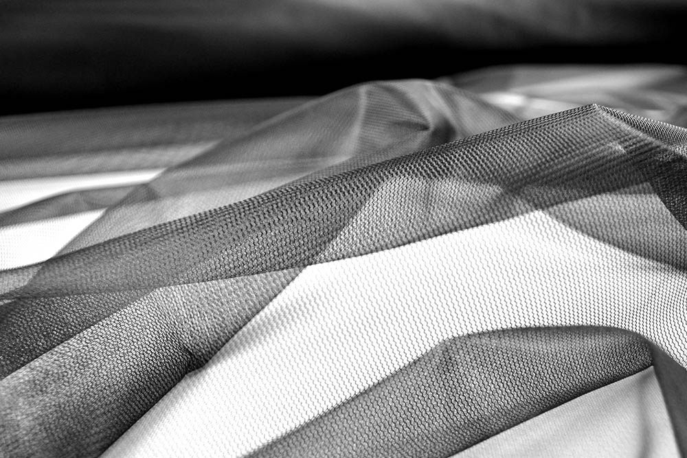 Moskitonetz-Meterware feinmaschig - 165 cm - Schwarz