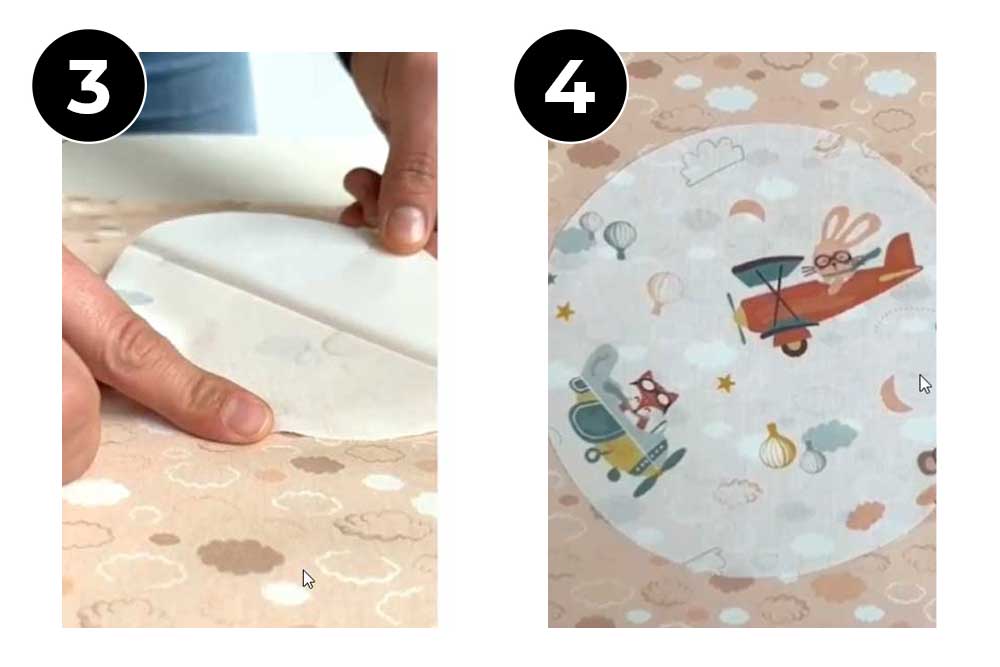 Fixierpapier aufbügelbar - 59 cm