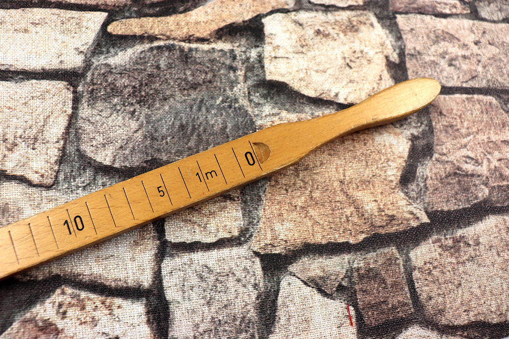 Teppichläufer-Meterware - Steinwand