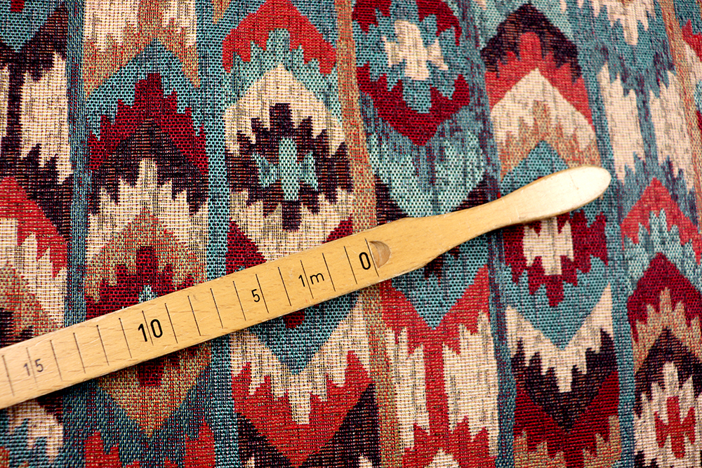 Teppichläufer-Meterware - Jacquard - Ethno