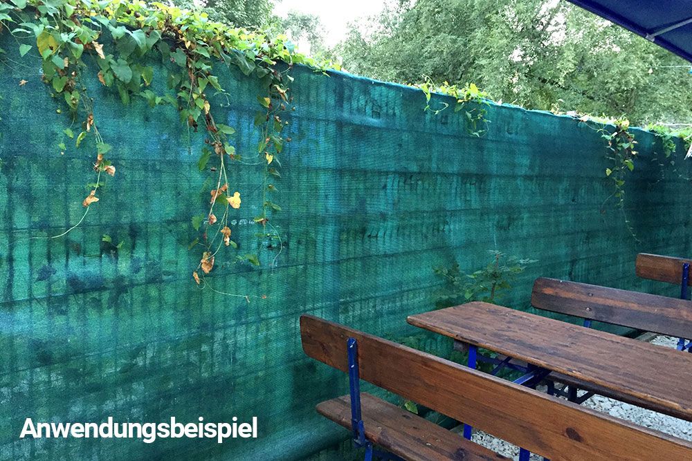 Wind- Sichtschutzgewebe - 2,0 Meter breit bzw. hoch