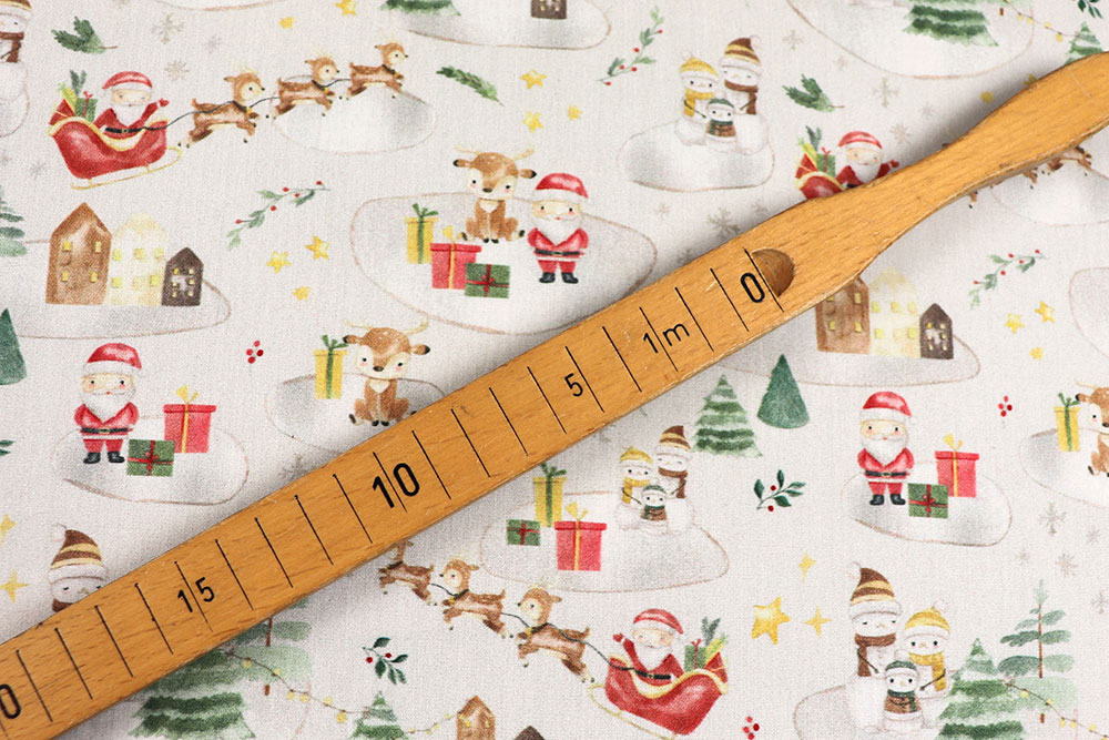 Weihnachtsstoff - Süße Weihnachtswelt