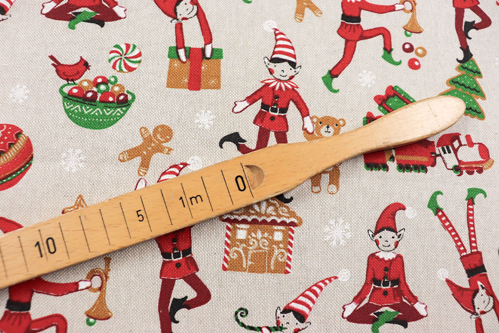 Dekostoff Leinenoptik - Elfentanz