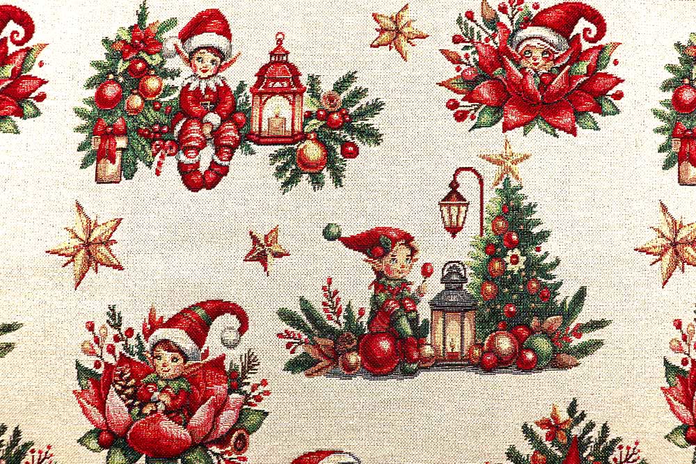 Gobelin Glitzer - Santas Gnomes