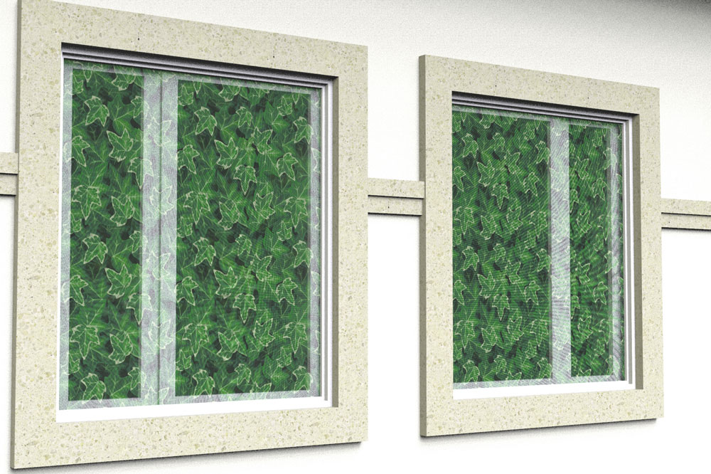 Moskitonetz-Stoff - Efeu-Mix