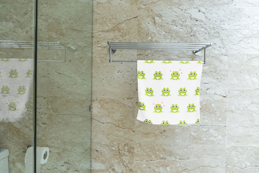 Frottee-Fleece - Froschkönig